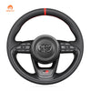 MEWAN Genuine Leather Car Steering Wheel Cove for Toyota Yaris Cross GR - Mewant Cover