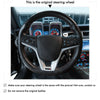 MEWAN Leather Car Steering Wheel Cove for Chevrolet (Chevy) Camaro - Mewant Cover