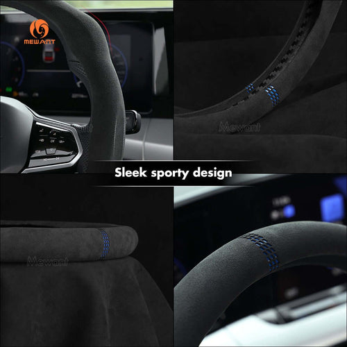 Custom Alcantara Steering Wheel Covers | MeWantCover – Mewant Cover