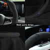 MEWANT 5D Universal Alcantara U - Shape Steering Wheel Cover Wrap for All BMW Audi Dodge Mercedes - Benz Subaru Hyundai Kia Ford Lexus Mazda Honda - Mewant Cover