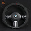 MEWANT 5D Universal Alcantara U - Shape Steering Wheel Cover Wrap for Most BMW Audi Dodge Mercedes - Benz Subaru Hyundai Kia Opel Toyota Honda - Mewant Cover