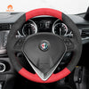 MEWANT Alcantara Car Steering Wheel Cover for Alfa Romeo Giulietta 2014 - 2021 - Mewant Cover