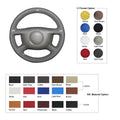 MEWANT Alcantara Car Steering Wheel Cover for Audi A4 1998 A6 /A8 A8 L /Allroad - Alcantara, Leather, Carbon Fiber, Easy Install, Non - Slip, Best Steering Wheel Cover