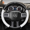 MEWANT Alcantara Car Steering Wheel Cover for Dodge RAM 2500 2009 - 2010 - Alcantara, Leather, Carbon Fiber, Easy Install, Non - Slip, Best Steering Wheel Cover