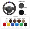 MEWANT Alcantara Car Steering Wheel Cover for for BMW X3 E83 2007 - 2010 / X5 E53 2000 - 2006 - Mewant Cover