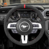 MEWANT Alcantara Car Steering Wheel Cover for Ford Mustang 2015 - 2024 - Mewant Cover