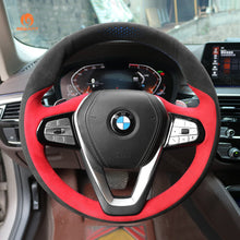 Cargue la imagen en el visor de la galería, MEWANT Alcantara Car Steering Wheel Cover for G20 F44 G22 G23 G26 G30 G32 G11 G14 G01 G02 G05 G06 G07 G29 - Mewant Cover
