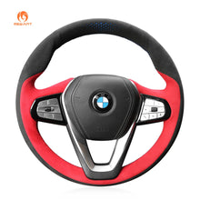 Cargue la imagen en el visor de la galería, MEWANT Alcantara Car Steering Wheel Cover for G20 F44 G22 G23 G26 G30 G32 G11 G14 G01 G02 G05 G06 G07 G29 - Mewant Cover
