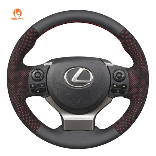 MEWANT Alcantara Car Steering Wheel Cover for Lexus IS 200t 250 300 350 F Sport RC CT 200h NX  - Mewant Cover