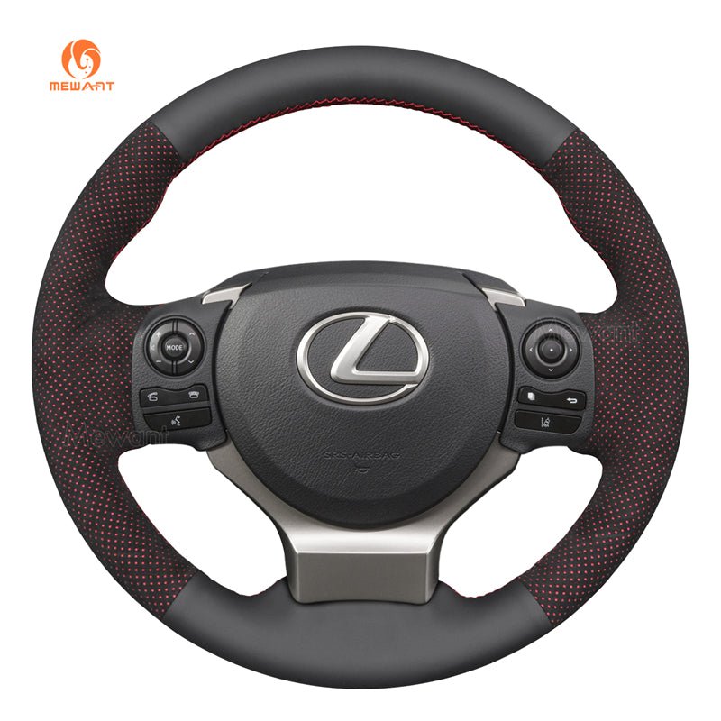 MEWANT Alcantara Car Steering Wheel Cover for Lexus IS 200t 250 300 350 F Sport RC CT 200h NX  - Mewant Cover