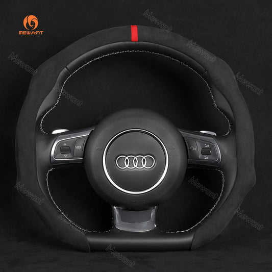 MEWANT Alcantara Universal Car Steering Wheel Cover for Most Audi Mercedes Benz BMW VW Subaru Hyundai Kia... - Mewant Cover