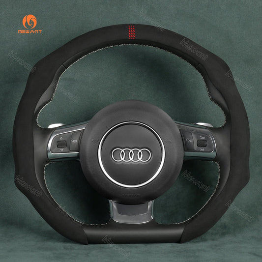 MEWANT Alcantara Universal Car Steering Wheel Cover for Most Audi Mercedes Benz BMW VW Subaru Hyundai Kia... - Mewant Cover