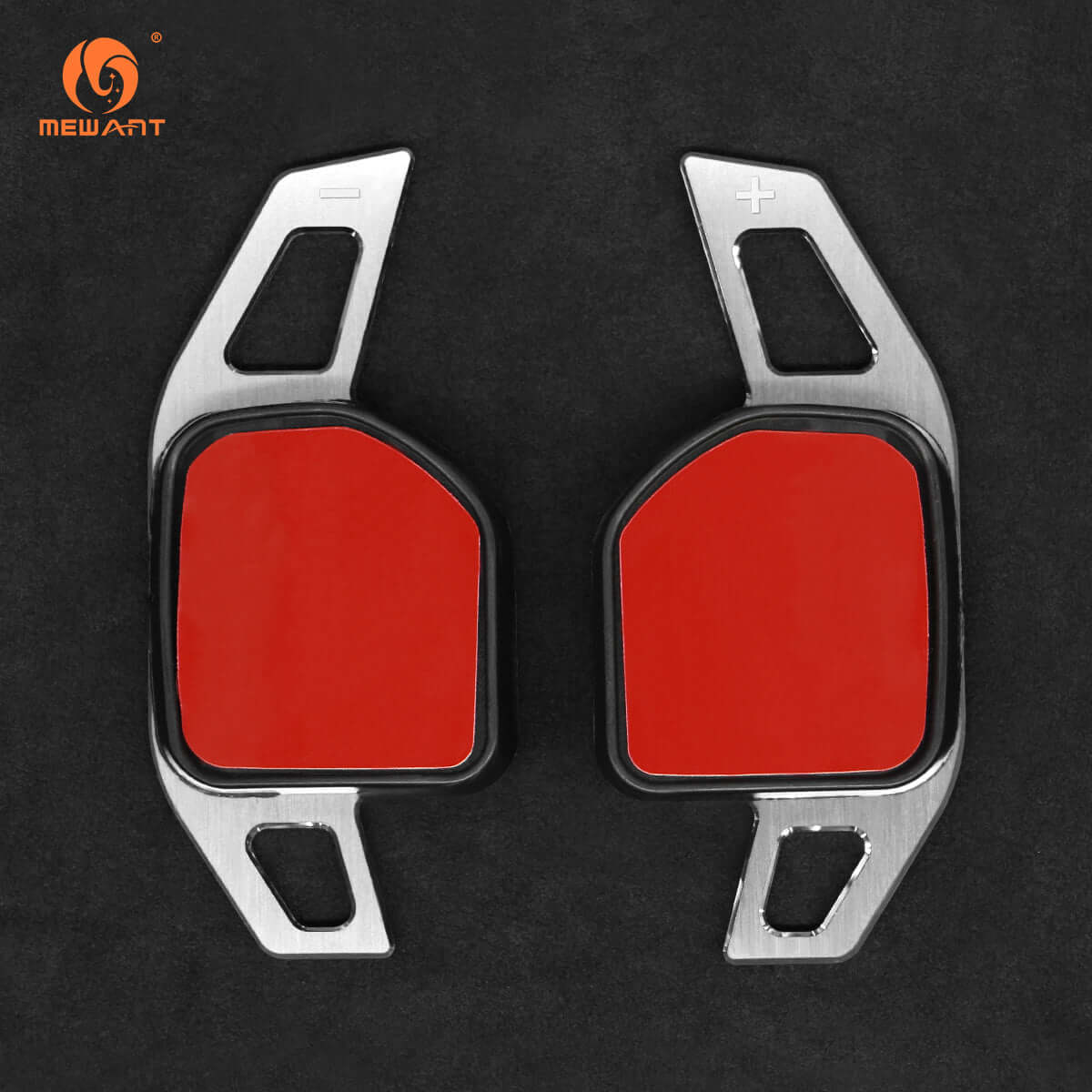 Mewant Aluminum Alloy Carbon Fiber Steering Wheel Shift Paddle for Audi R8 2008 - 2010 /TT 2008 - 2015/A3 2006 - 2013/A4 (B8) 2005 - 2012/A3 (8P) 2006 - 2013/A4 (B8) 2005 - 2012RS 4 2007 - 2008/S4 2006 - 2012 - Alcantara, Leather, Carbon Fiber, Easy Install, Non - Slip, Best Steering Wheel Cover