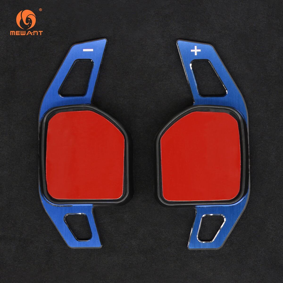 Mewant Aluminum Alloy Carbon Fiber Steering Wheel Shift Paddle for Audi R8 2008 - 2010 /TT 2008 - 2015/A3 2006 - 2013/A4 (B8) 2005 - 2012/A3 (8P) 2006 - 2013/A4 (B8) 2005 - 2012RS 4 2007 - 2008/S4 2006 - 2012 - Alcantara, Leather, Carbon Fiber, Easy Install, Non - Slip, Best Steering Wheel Cover