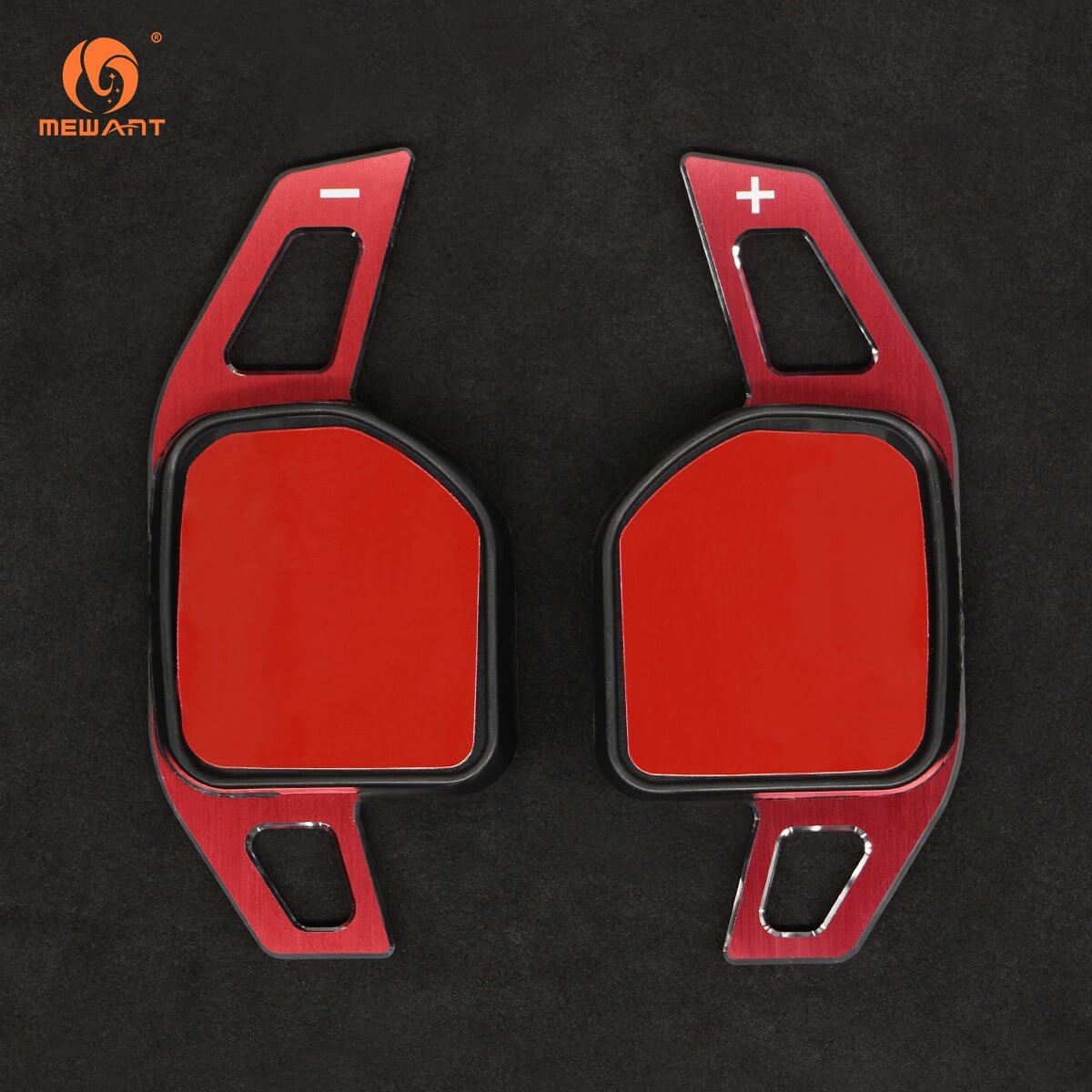 Mewant Aluminum Alloy Carbon Fiber Steering Wheel Shift Paddle for Audi R8 2008 - 2010 /TT 2008 - 2015/A3 2006 - 2013/A4 (B8) 2005 - 2012/A3 (8P) 2006 - 2013/A4 (B8) 2005 - 2012RS 4 2007 - 2008/S4 2006 - 2012 - Alcantara, Leather, Carbon Fiber, Easy Install, Non - Slip, Best Steering Wheel Cover