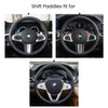 Mewant Aluminum Alloy Carbon Fiber Steering Wheel Shift Paddle for BMW 2 Series F44/F45/F46 /3 Series G20/G21 /4 Series G22/G23 /5 Series G30/G31 /6 Series G32 /7 Series G11/G12 /8 Series G14/G15/G16 /X3 G01 /X4 G02 /X5 G05 /X6 G06 /X7 G07 /Z4 G29 - Mewant Cover