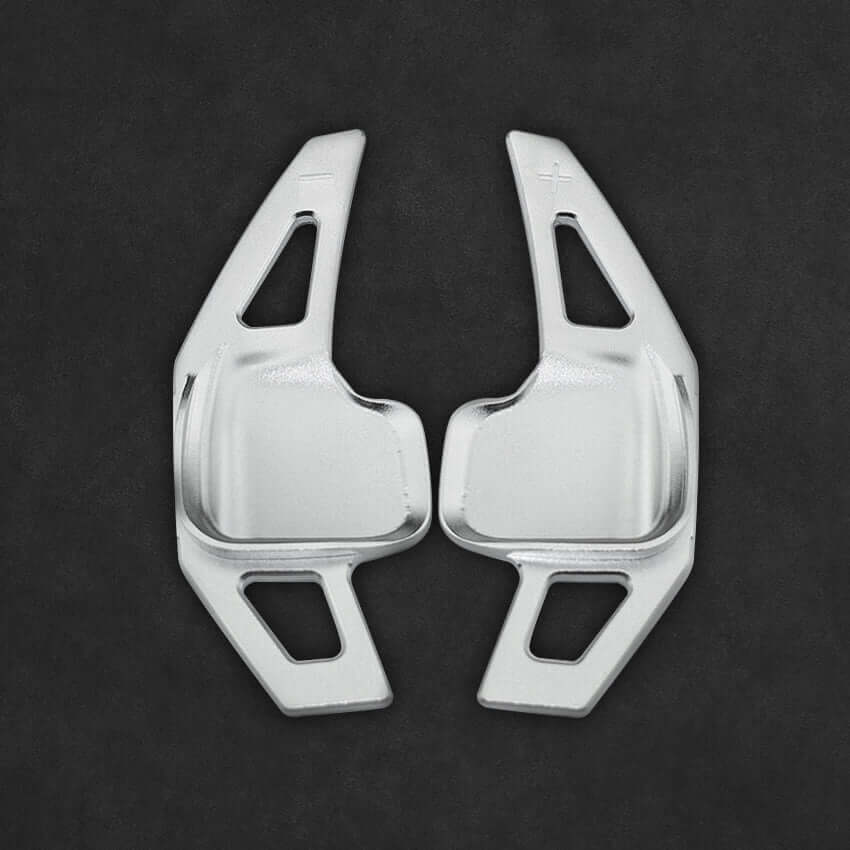 Mewant Aluminum Alloy Carbon Fiber Steering Wheel Shift Paddle for BMW (M Sport) 2 Series F22 / F23 /3 Series F30 / F34 /4 Series F32 / F33/ F36 /5 Series F10 / F07/6 Series F12 / F13 / F06 /X2 F39 /X3 F25 /X4 F26 /X5 F15 /X6 F16 - Alcantara, Leather, Carbon Fiber, Easy Install, Non - Slip, Best Steering Wheel Cover