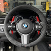 Mewant Aluminum Alloy Carbon Fiber Steering Wheel Shift Paddle for BMW (M Sport) 2 Series F22 / F23 /3 Series F30 / F34 /4 Series F32 / F33/ F36 /5 Series F10 / F07/6 Series F12 / F13 / F06 /X2 F39 /X3 F25 /X4 F26 /X5 F15 /X6 F16 - Mewant Cover