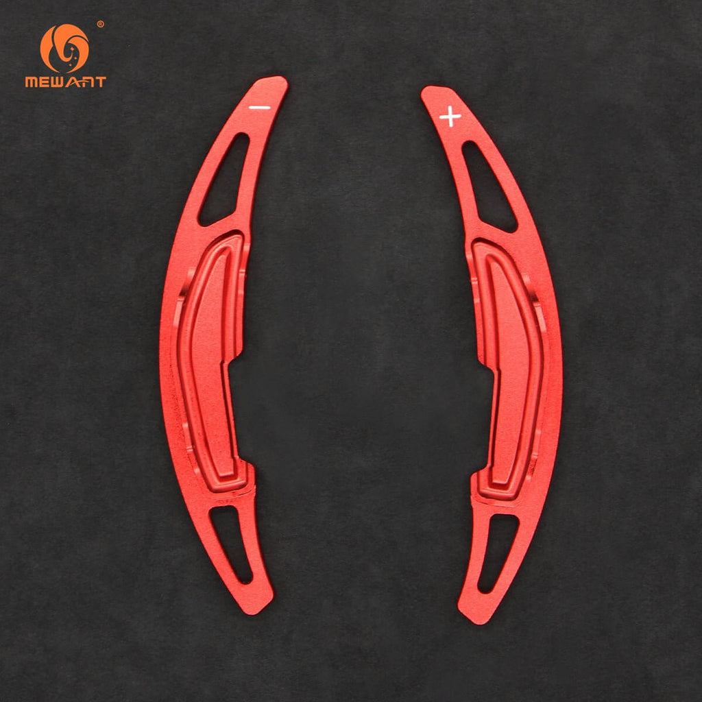 Mewant Aluminum Alloy Carbon Fiber Steering Wheel Shift Paddle for BMW M2 F87 2016 - 2021 /M3 F80 2014 - 2019 /M4 F82/F83 2014 - 2020 /M6 F06/F12/F13 2021 - 2018 - Alcantara, Leather, Carbon Fiber, Easy Install, Non - Slip, Best Steering Wheel Cover