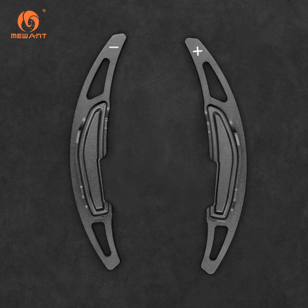 Mewant Aluminum Alloy Carbon Fiber Steering Wheel Shift Paddle for BMW M2 F87 2016 - 2021 /M3 F80 2014 - 2019 /M4 F82/F83 2014 - 2020 /M6 F06/F12/F13 2021 - 2018 - Alcantara, Leather, Carbon Fiber, Easy Install, Non - Slip, Best Steering Wheel Cover