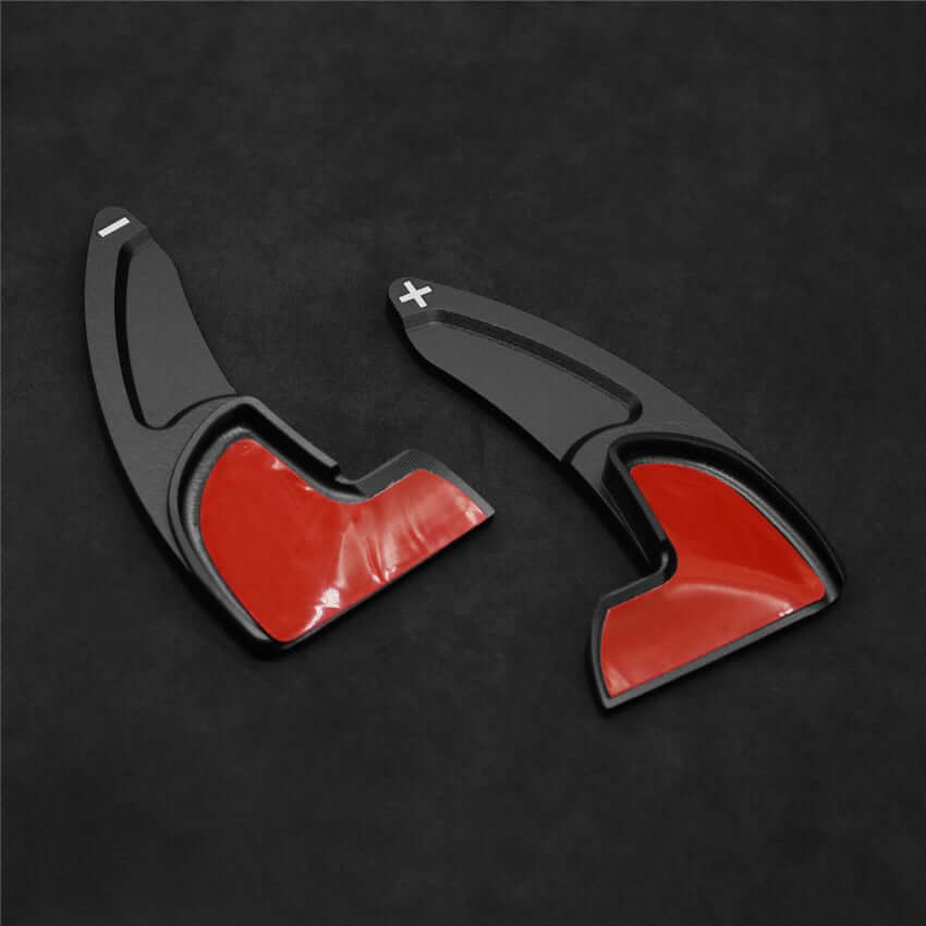 Mewant Aluminum Alloy Carbon Fiber Steering Wheel Shift Paddle for Dodge Challenger Charger Durango RT & Scat Pack 2015 - 2021, For Jeep Grand Cherokee 2014 - 2021 - Alcantara, Leather, Carbon Fiber, Easy Install, Non - Slip, Best Steering Wheel Cover