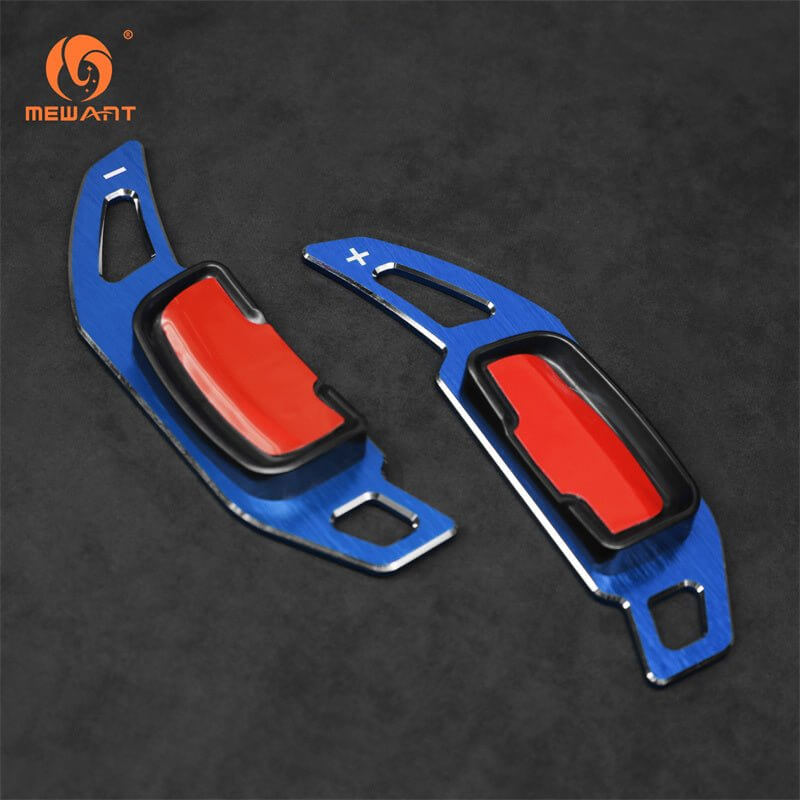 Mewant Aluminum Alloy Carbon Fiber Steering Wheel Shift Paddle for Fits some models from 2012 to 2015 - Alcantara, Leather, Carbon Fiber, Easy Install, Non - Slip, Best Steering Wheel Cover