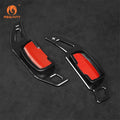 Mewant Aluminum Alloy Carbon Fiber Steering Wheel Shift Paddle for Fits some models from 2012 to 2015 - Alcantara, Leather, Carbon Fiber, Easy Install, Non - Slip, Best Steering Wheel Cover
