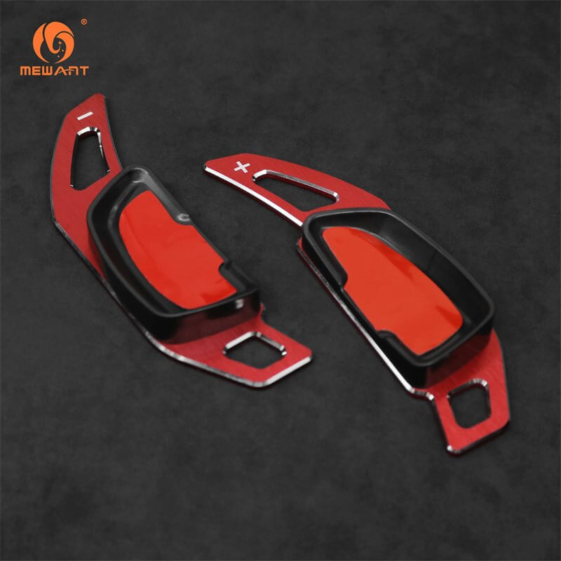 Mewant Aluminum Alloy Carbon Fiber Steering Wheel Shift Paddle for Mercedes Benz (Fits some models after 2015) - Alcantara, Leather, Carbon Fiber, Easy Install, Non - Slip, Best Steering Wheel Cover