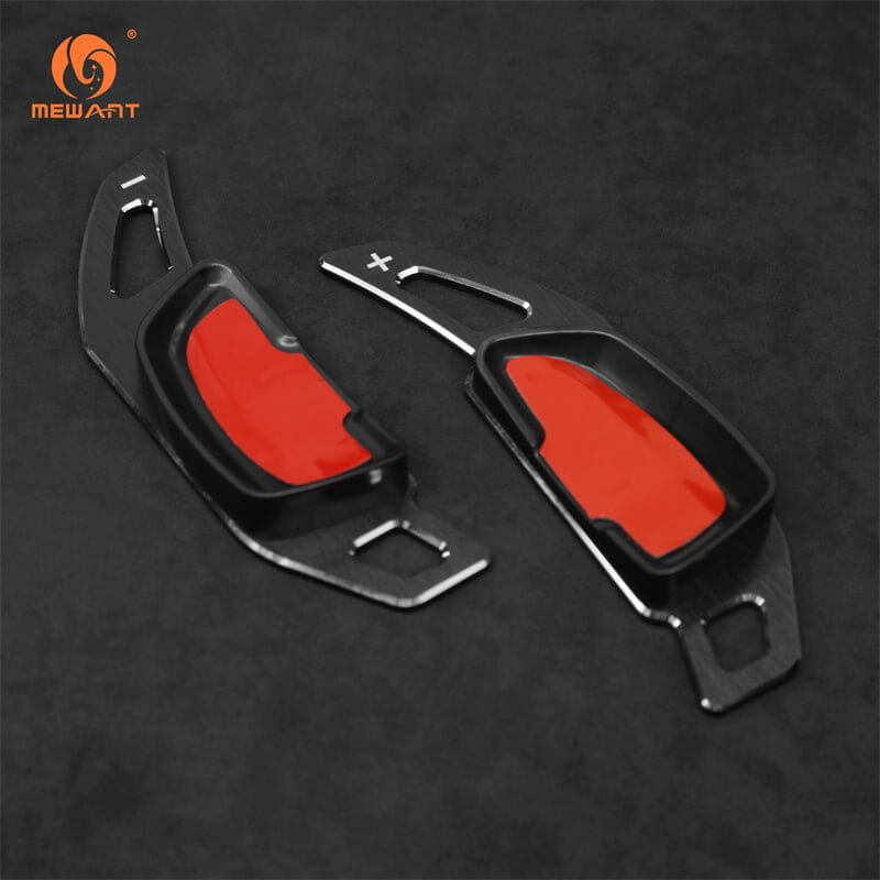Mewant Aluminum Alloy Carbon Fiber Steering Wheel Shift Paddle for Mercedes Benz (Fits some models after 2015) - Alcantara, Leather, Carbon Fiber, Easy Install, Non - Slip, Best Steering Wheel Cover