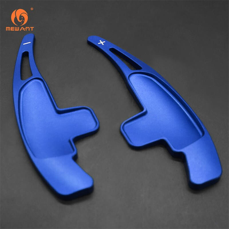 Mewant Aluminum Alloy Carbon Fiber Steering Wheel Shift Paddle for most AMG's before 2015 - Alcantara, Leather, Carbon Fiber, Easy Install, Non - Slip, Best Steering Wheel Cover