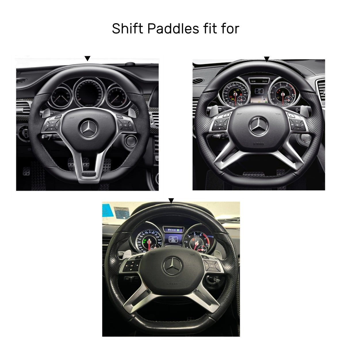 Mewant Aluminum Alloy Carbon Fiber Steering Wheel Shift Paddle for most AMG's before 2015 - Mewant Cover