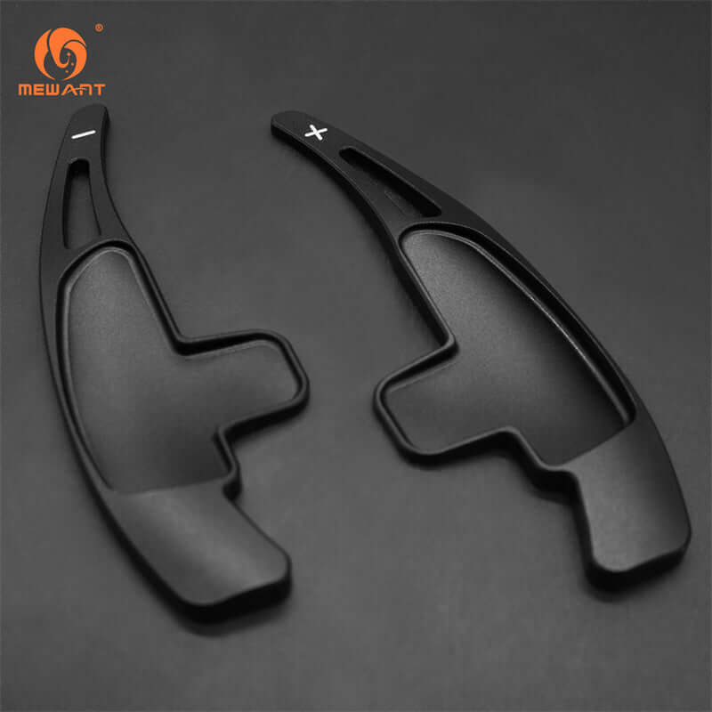 Mewant Aluminum Alloy Carbon Fiber Steering Wheel Shift Paddle for most AMG's before 2015 - Alcantara, Leather, Carbon Fiber, Easy Install, Non - Slip, Best Steering Wheel Cover