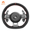 Mewant Aluminum Alloy Carbon Fiber Steering Wheel Shift Paddle for VW Glof 7 R - Line 2015 - 2019 /Glof 7 GTI 2015 - 2019 /Scirocco 2015 - 2016 /Jetta GLI/R - Line 2016 - 2019 /Lamando 2.0T GTS 2016 /POLO GTI 2016 /Variant R - Line 2016 - 2019 - Mewant Cover