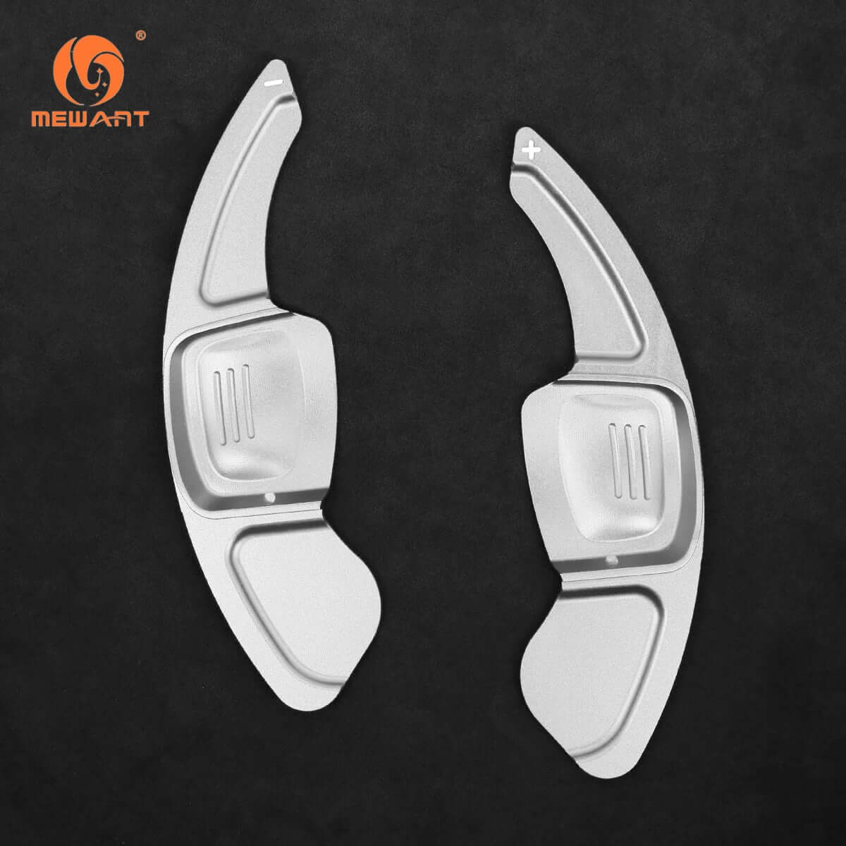 Mewant Aluminum Alloy Carbon Fiber Steering Wheel Shift Paddle for VW Golf 8 (R - Line) /Golf GTI 8 /Golf GTD 8 /Golf GTE 8 /Passat /C - TREK /Tiguan 2017 - 2023/Tharu /Atlas /Touareg /Phideon/Phideon Phev /CC /Sharan - Alcantara, Leather, Carbon Fiber, Easy Install, Non - Slip, Best Steering Wheel Cover