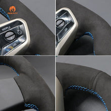 Charger l&#39;image dans la visionneuse de galerie, MEWANT Athsuede Car Steering Wheel Cover for BMW iX (I20) - Mewant Cover
