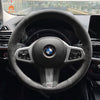 MEWANT Black Alcantara Car Steering Wheel Cover for BMW G20 F44 G22 G26 G30 G32 G11 G14 G15 G16 G01 G02 G05 G06 G07 G29 - Mewant Cover