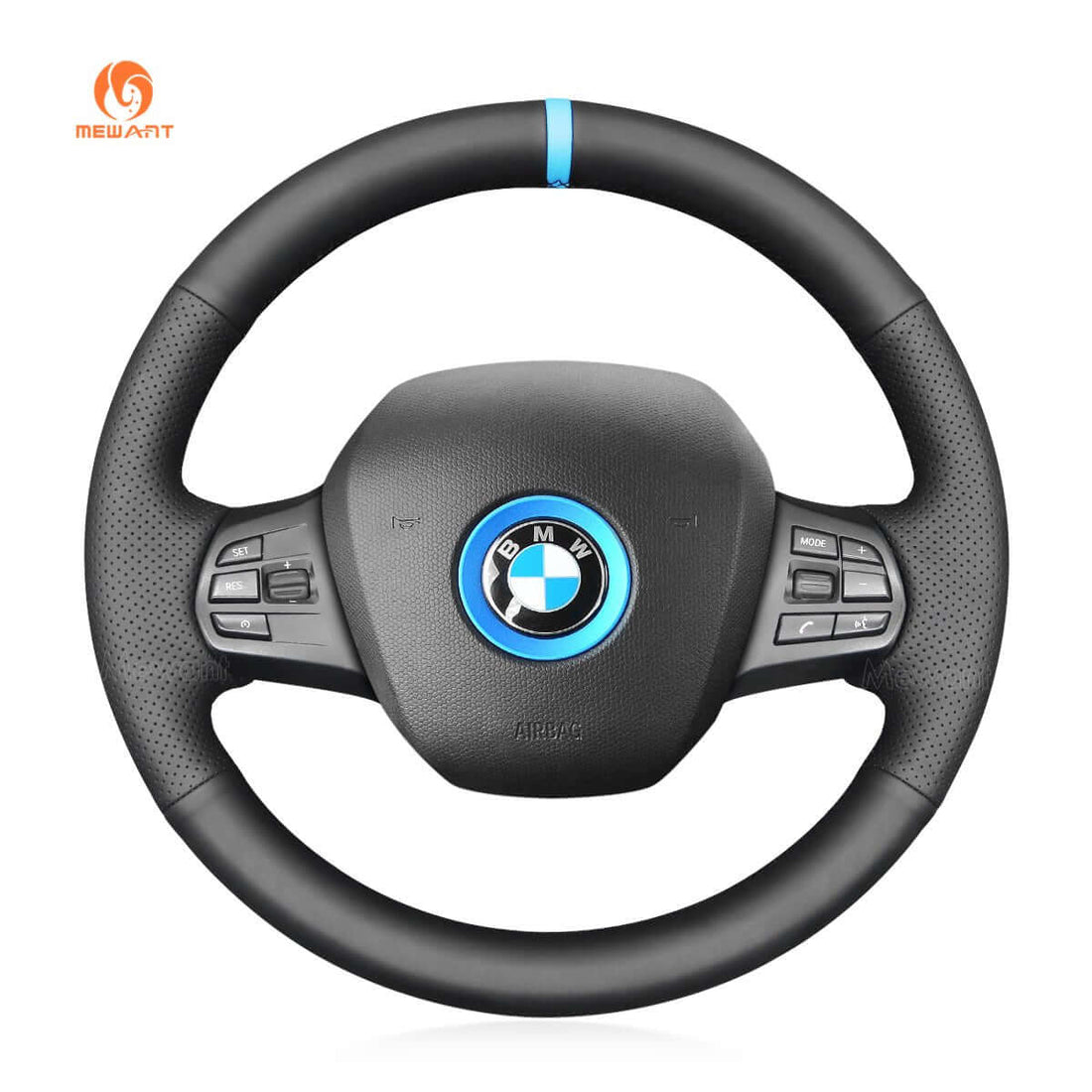 MEWANT Steering Wheel Cover for BMW i3 2013-2022