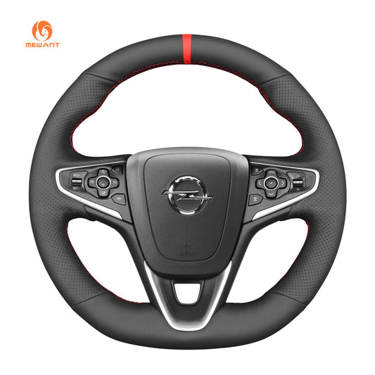 MEWANT Black Leather Suede Car Steering Wheel Cover for Buick Regal GS - Mewant Cover