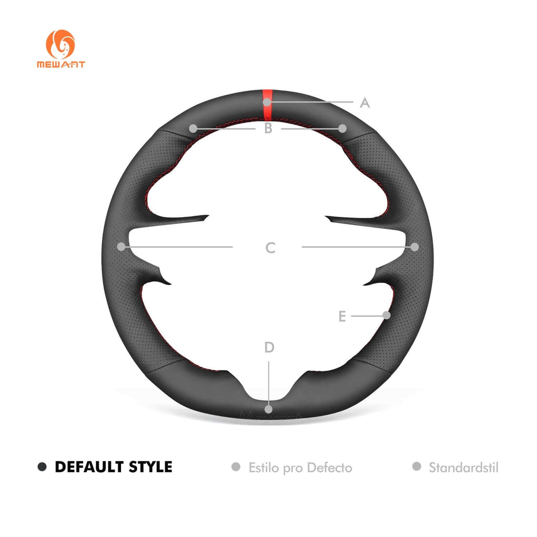 MEWANT Steering Wheel Cover for Buick Regal GS 2016