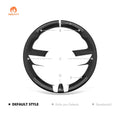 MEWANT Black Leather Suede Car Steering Wheel Cover for Chevrolet Camaro - Alcantara, Leather, Carbon Fiber, Easy Install, Non - Slip, Best Steering Wheel Cover
