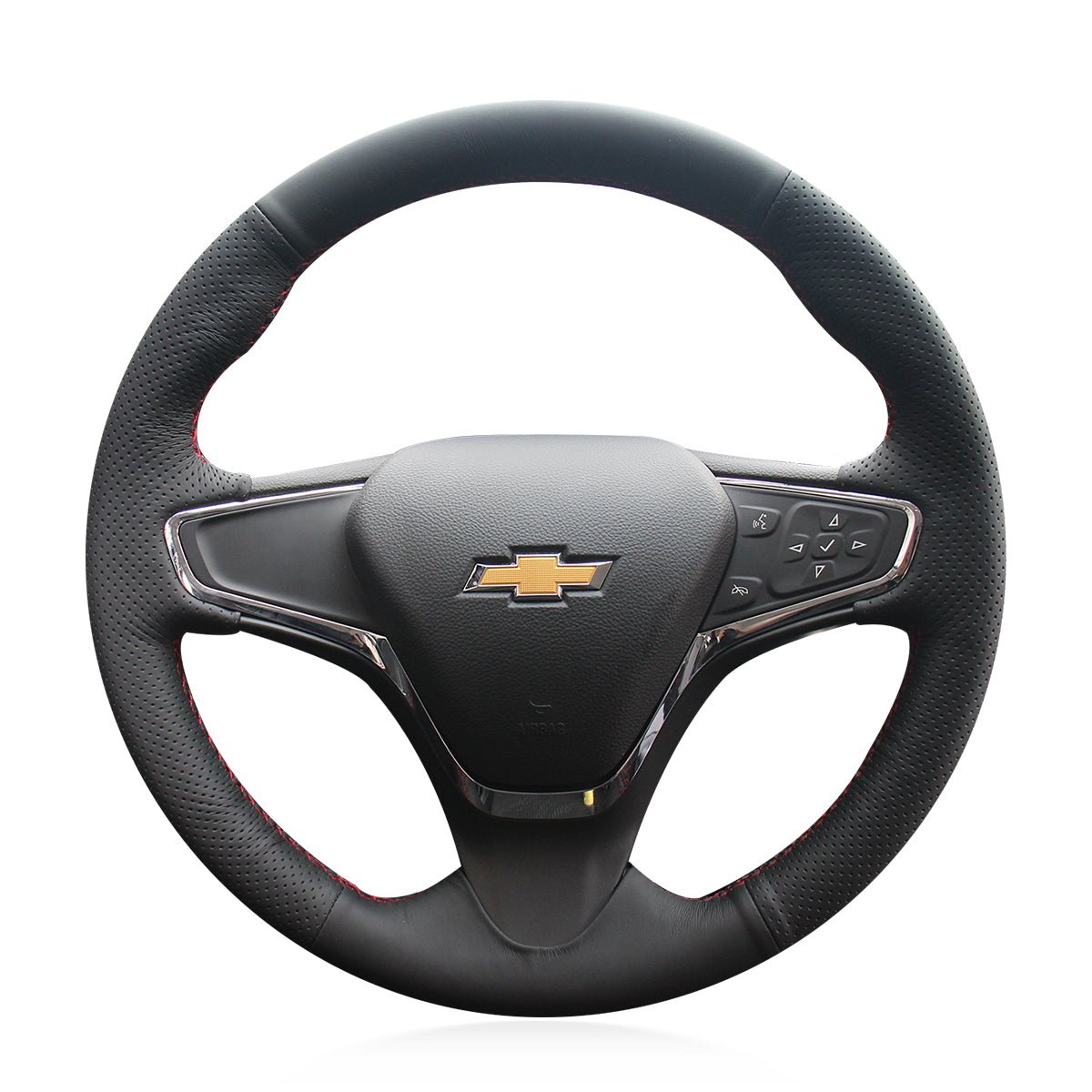 MEWANT Black Leather Suede Car Steering Wheel Cover for Chevrolet Cruze /Volt /New Cruze - Mewant Cover