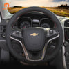 MEWANT Black Leather Suede Car Steering Wheel Cover for Chevrolet Malibu / Volt - Mewant Cover