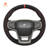 MEWANT Black Leather Suede Car Steering Wheel Cover for Ford Bronco - Mewant Cover