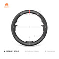 MEWANT Black Leather Suede Car Steering Wheel Cover for Ford Focus ST / Focus RS - Alcantara, Leather, Carbon Fiber, Easy Install, Non - Slip, Best Steering Wheel Cover