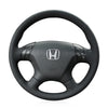 MEWANT Black Leather Suede Car Steering Wheel Cover for Honda Accord 7 - Mewant Cover