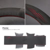 MEWANT Black Leather Suede Car Steering Wheel Cover for Hyundai Coupe 2002 - 2007 / Tiburon 2003 - 2006 - Mewant Cover