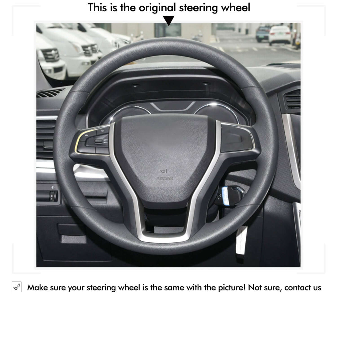 MEWANT Steering Wheel Cover for LDV T60 2017-2020