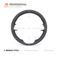 MEWANT Black Leather Suede Car Steering Wheel Cover for LDV T60 2017 - 2020 - Alcantara, Leather, Carbon Fiber, Easy Install, Non - Slip, Best Steering Wheel Cover