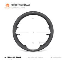 Afbeelding in Gallery-weergave laden, MEWANT Black Leather Suede Car Steering Wheel Cover for LDV T60 2017 - 2020 - Alcantara, Leather, Carbon Fiber, Easy Install, Non - Slip, Best Steering Wheel Cover
