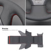 MEWANT Black Leather Suede Car Steering Wheel Cover for Lexus GS300 GS400 1998 - 2000 - Mewant Cover